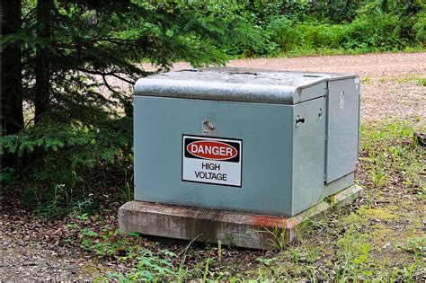 big green electrical box|large green box.